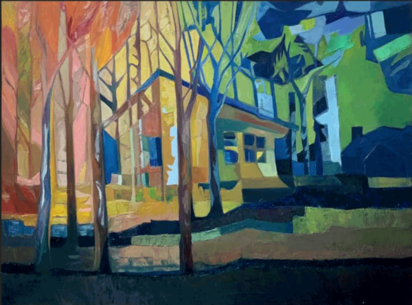 Image of painting "Cabin in the Woods"